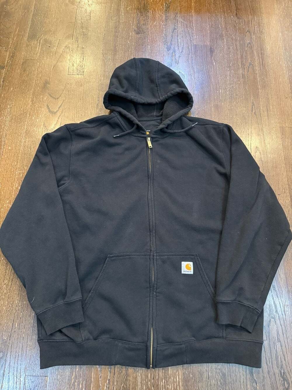 Carhartt K122 Original Fit Zip-Front Hoodie Black XL